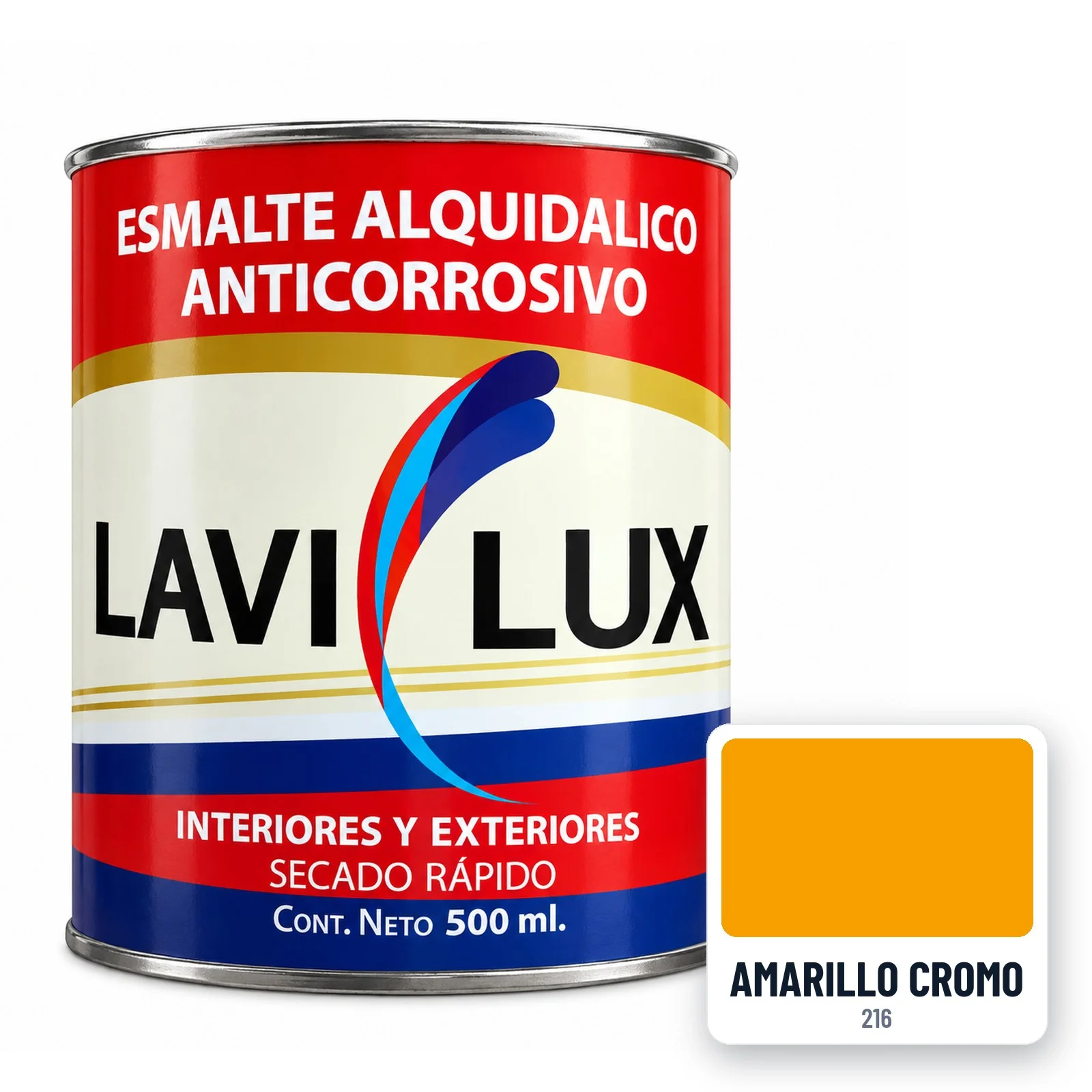 Esmalte Lavilux Amarillo cromo 500 ml
