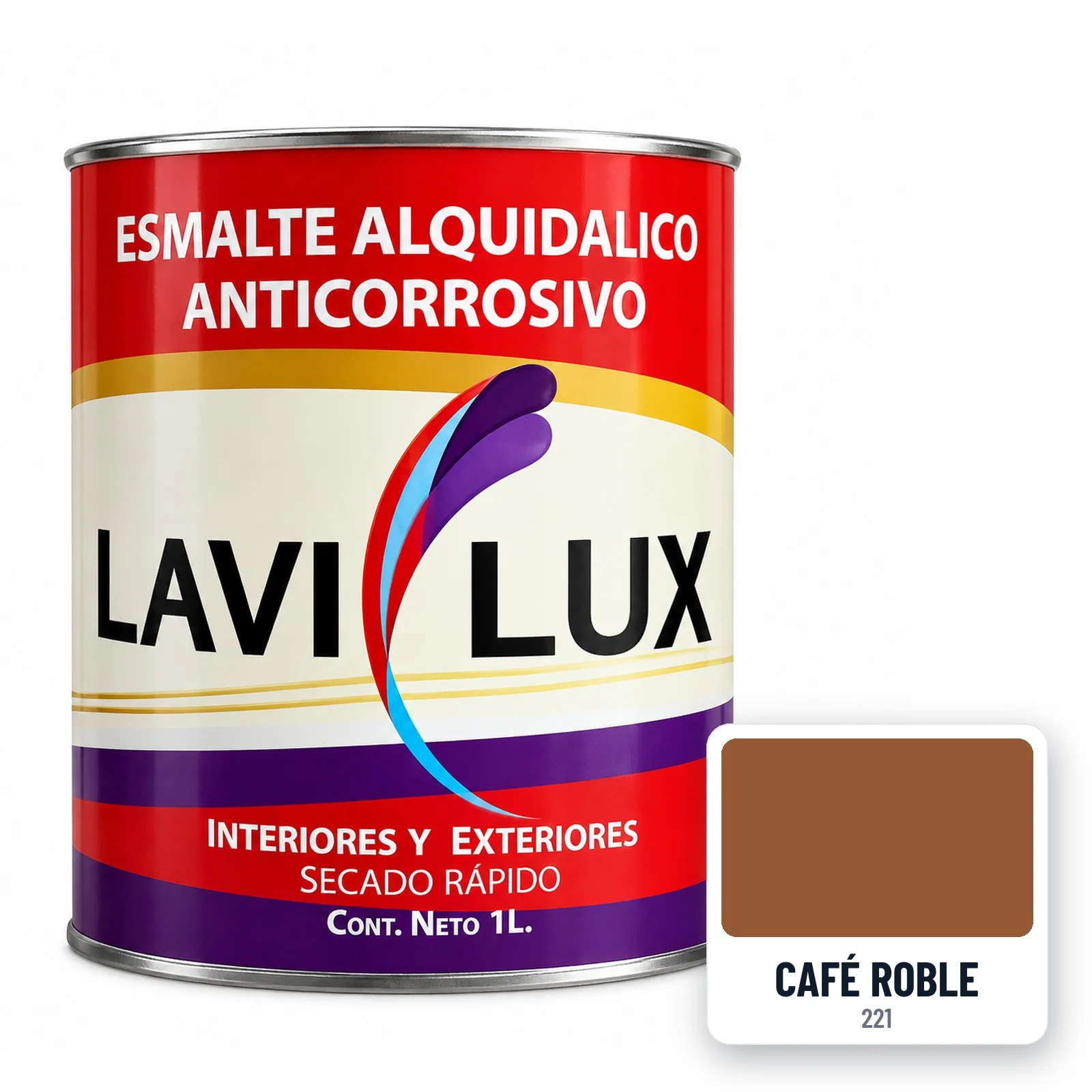 Esmalte Lavilux Café roble 1 L