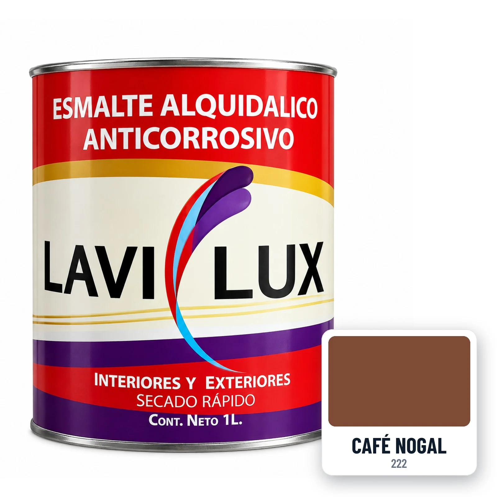 Esmalte Lavilux Café nogal 1 L