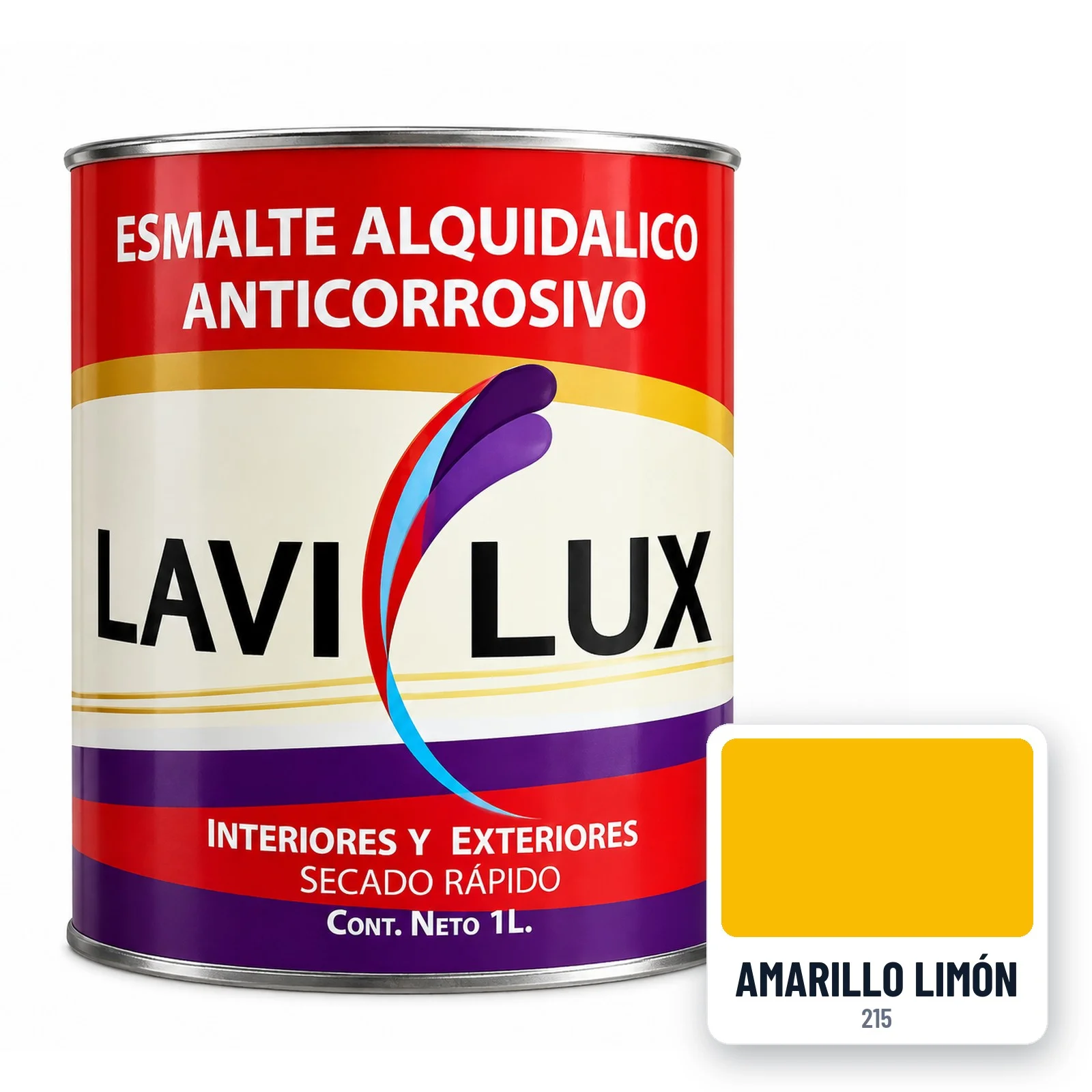 Esmalte Lavilux Amarillo limón 1 L