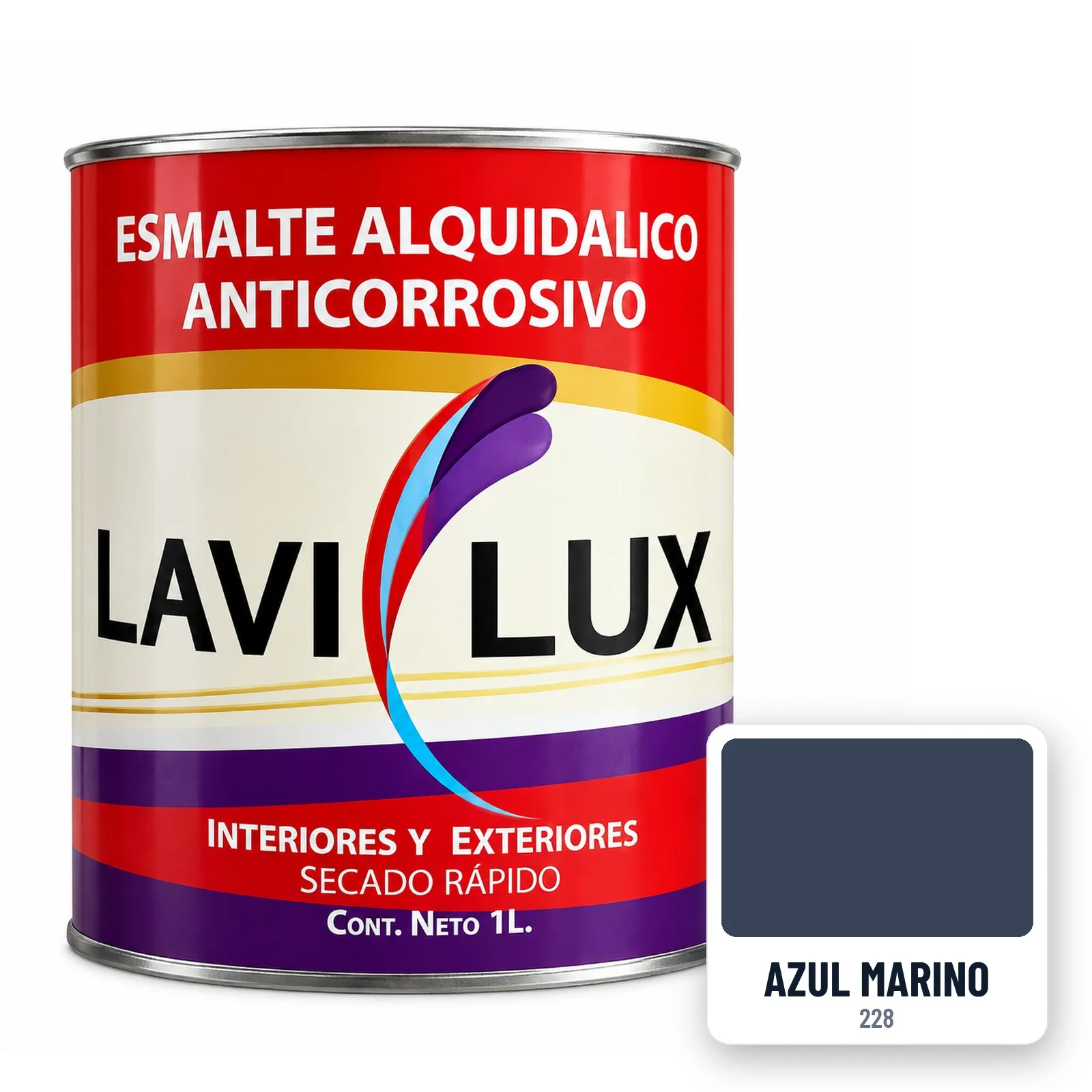 Esmalte Lavilux Azul marino 1 L