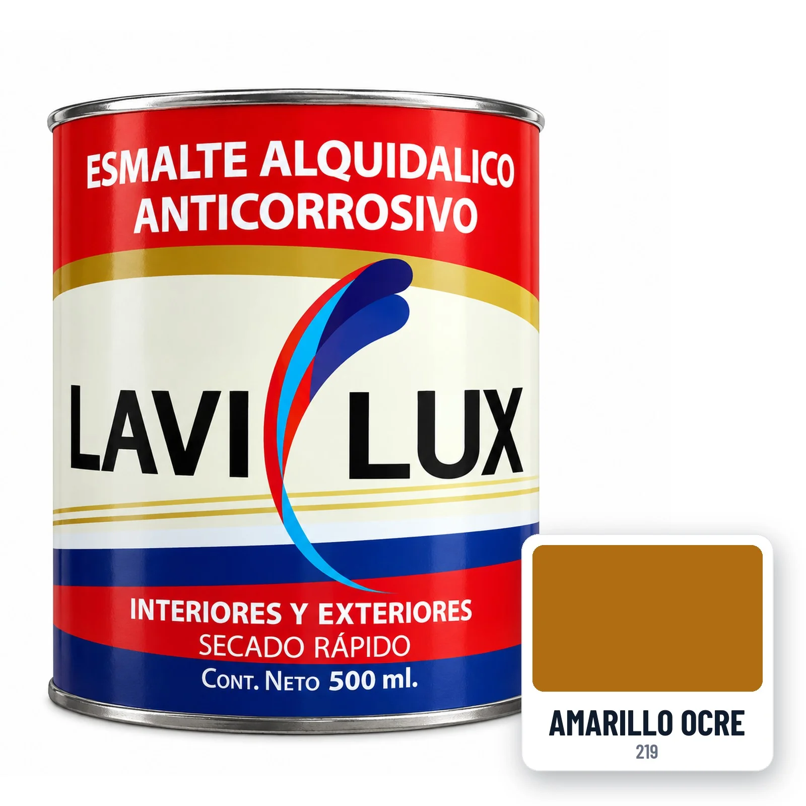 Esmalte Lavilux Amarillo ocre 500 ml