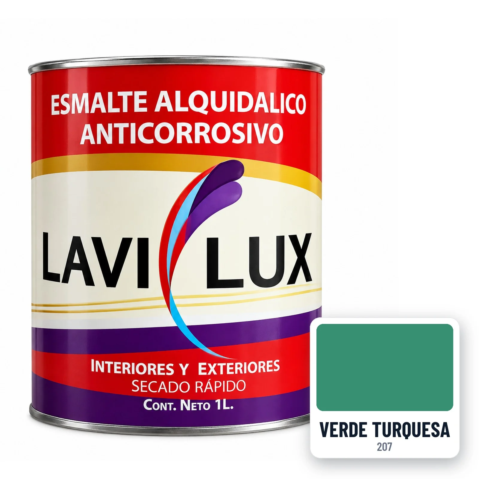 Esmalte Lavilux Verde turquesa 1 L