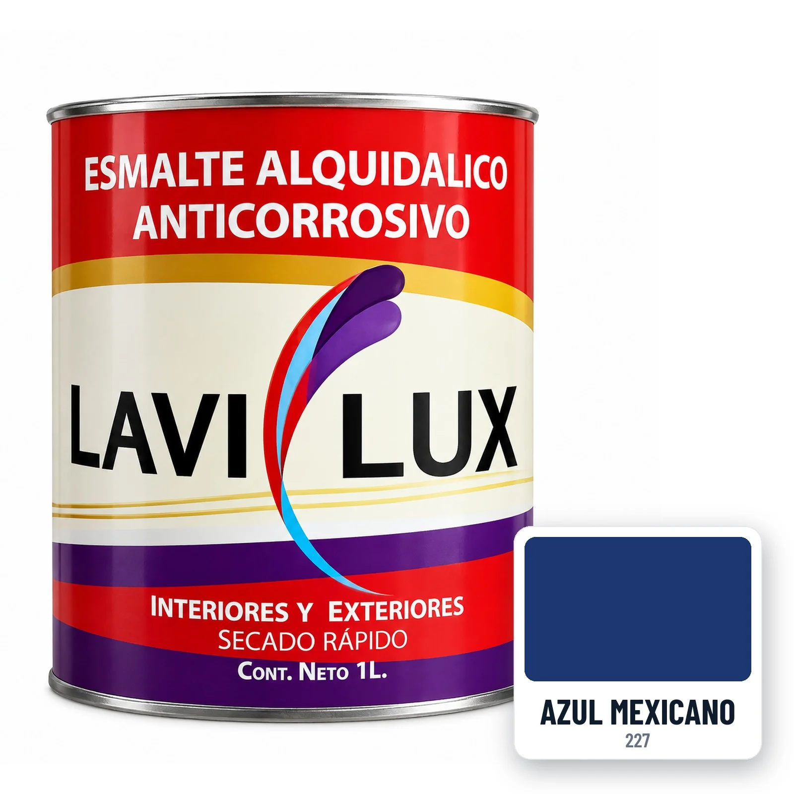 Esmalte Lavilux Azul mexicano 1 L